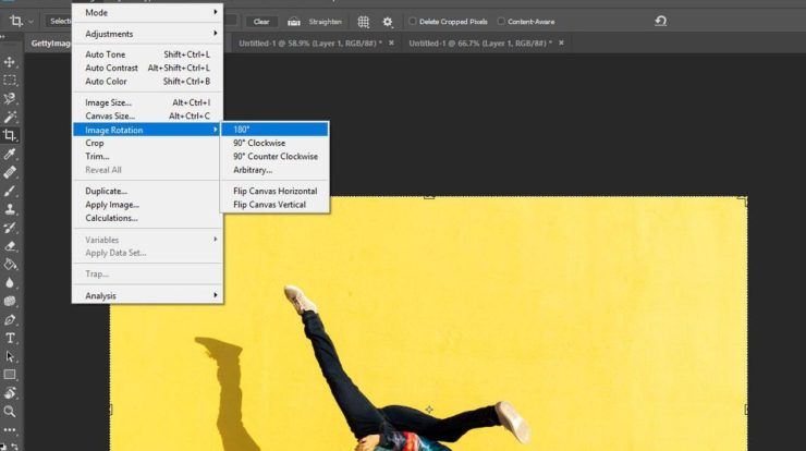 Bagaimana Cara Memutar Canvas Di Photoshop
