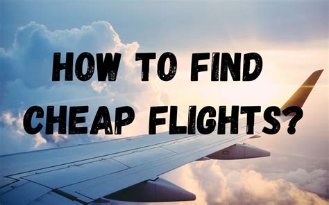 finding cheap flights